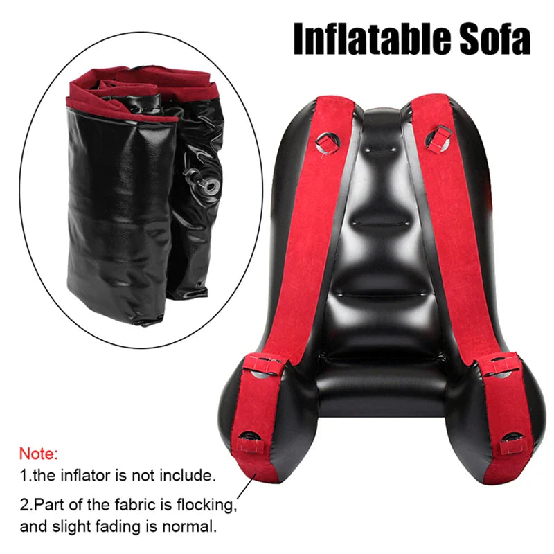 Inflatable Chairs Split-leg Lounges Chaise Living Room Furniture Sofa Bed With Straps Relaxing Chair Comfort PVC Folding Sofa