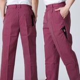 Unisex Chef Uniform Hotel Restaurant Cook Pants BBQ Catering Elastic Trousers Quality Zebra Pants Kitchen Cooker Work Pants