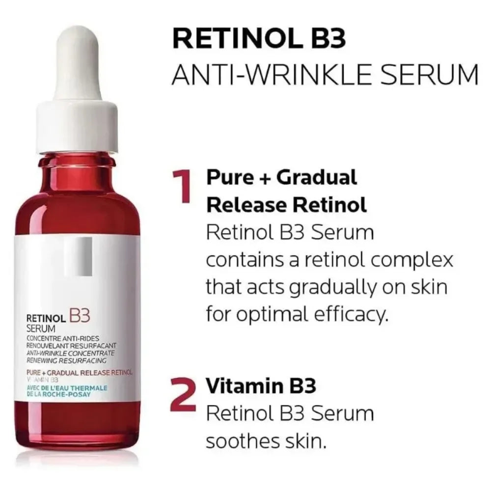 Origianl Pure Retinol Face Serum Vitamin B3 Anti Aging Lines Wrinkles Premature Sun Damage Resurface Hydrate Skin Care