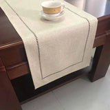 Linen Table Runner Farmhouse 13 x 72 Inches Table Runners Decorative for Dining Wedding Party Holiday Home Decor