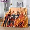 Stray Kids Blanket Soft Sofa Cover Kpop Singer Throw Blanket Fleece Blanket Lightweight Warm Bed Blankets for Bedroom Couch