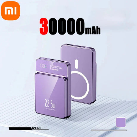 Xiaomi Power Bank 30000 MAh Wireless Magnetic Power Bank Magsafe Super Fast Charging Suitable For IPhone Xiaomi Samsung Huawei