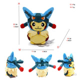 Pokemon Pikachu Cosplay Toys Charizard Snorlax Garchomp Tyranitar Hydreigon Anime Stuffed Plush Cartoon Peluche Dolls