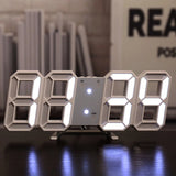 Smart 3d Digital Alarm Clock Wall Clocks Home Decor Led Digital Desk Clock with Temperature Date Time Nordic Large Table Clock