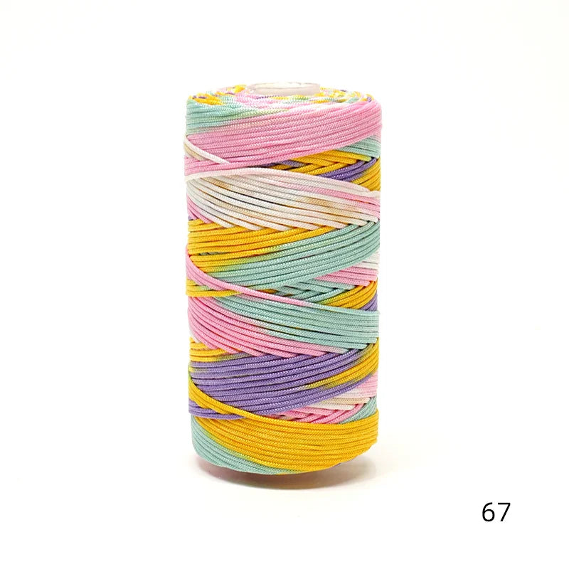 1Pc 100g 1.5mm Thin Ice nylon Yarns For Knitting And Crochet diy bag shoes hat hollow Yarn Thread Crochet Line DIY Bracelet mat