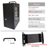 D21pro A4 Chassis 17*19cm Motherboard Mini ITX Game Computer Support Graphics Card I7 Independent Display Case Dream D21 Pro