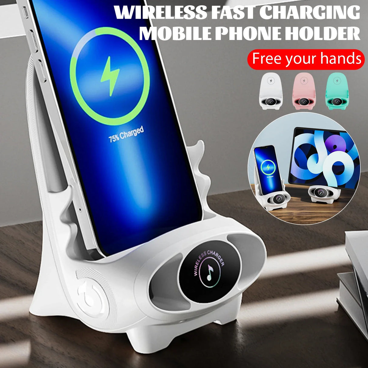 Portable Mini Chair Wireless Charger Chair Shape Charger Stand Fast Charging Desk Mobile Phone Holder Unique Desktop Decoration