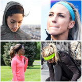 Summer Sports Yoga Headbands for Women Simple Adjustable Men Running Absorb Sweat Elastic Hair Bands Soild Headband Wholesale