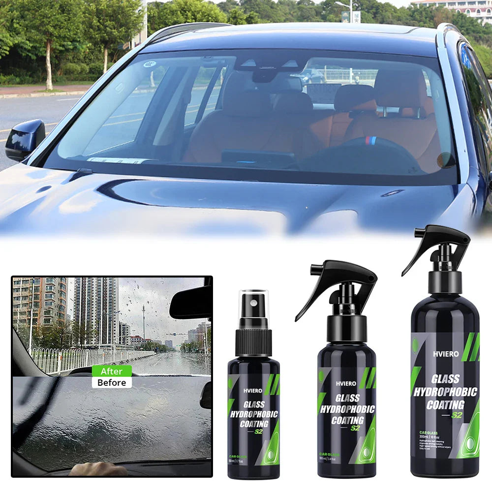 Glass Clean Long Lasting Ceramic Windshield Nano Hydrophobic Protection Coating Safe Driving Clear Vision Car Accessorie