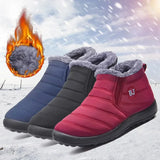 Women Boots Slip On Winter Boots Trend  Winter Shoes For Women Booties Short Waterproof Snow Fur Boots Ankle Bota Feminina 2024