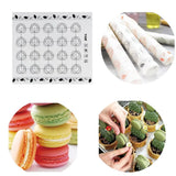 Macaron Baking Mat Bakeware Oven Kneading Dough Pastry Cake Sheet Rolling Pad  Non Stick