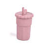 500ML Food Grade Silicone Drink Cup Silicone Baby Straw Cup For Moms