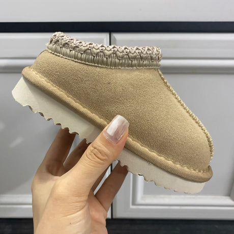 Luxury Designer Children Shoe Girl Boy Ultra Mini Tazz Baby Winter Boot Toddler Warm Ankle Snow Fur Boot Kid Tasman Flat Slipper