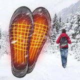 USB Heated Shoe Insoles Electric Foot Warming Pad Feet Warmer Sock Pad Winter Outdoor Sports Heating Insole Winter Warm Cushion