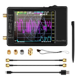 NanoVNA-H Vector Network Antenna Analyzer 10KHz-1.5GHz MF HF VHF UHF W/ Shell SD Card Slot Supprt 32G Digital Nano VNA-H Tester