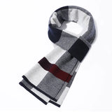 High Quality Pure 100% Wool Men Scarf Soft Warm Cashmere Muffler Male Autumn Winter Shawl Business Scarf Chrismas Gift Boy