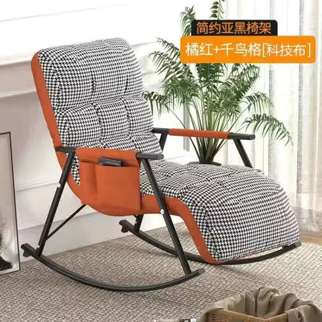 Recliner Nordic Lazy Sofas Rocking Chairs Living Room Furniture Foldable Sofa Bed Modern Balcony Bedroom Relaxing Lounge Chairs