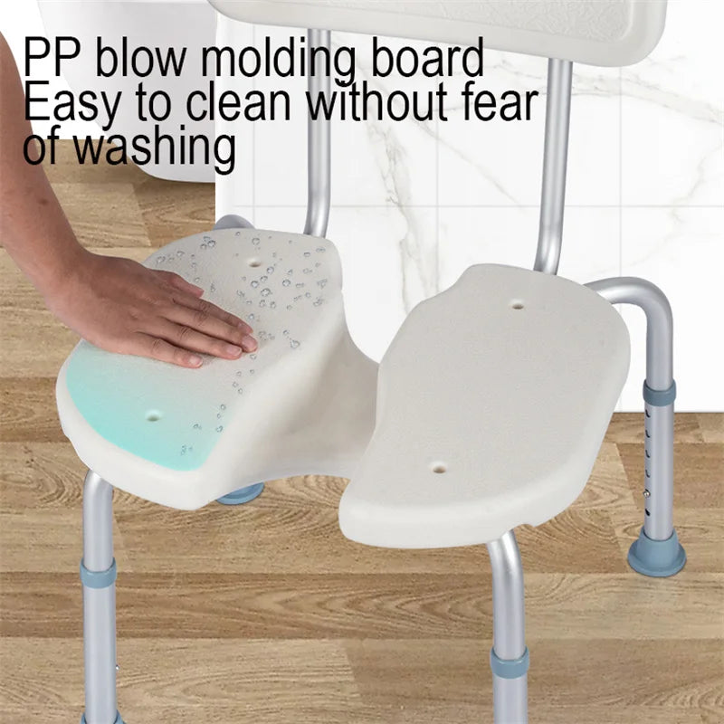 Disability Bath Chair Mobility Aids Elderly And Pregnant Women Foldable Anti-slip Stool Bathing For Handicap Bath Chair Aids