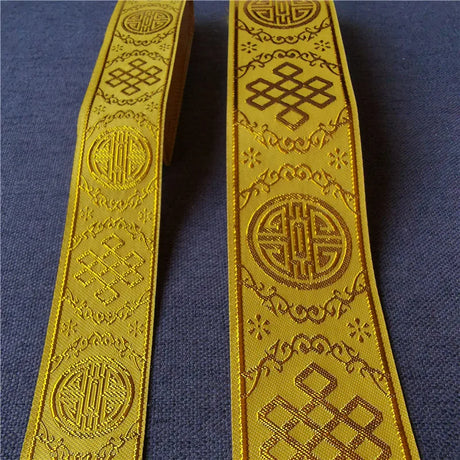 7 Meters 33mm 50mm Gold Silver Color Vintage Ethnic Embroidery Ribbon Boho Lace Trim For DIY Clothes Bag Embroidered Fabric