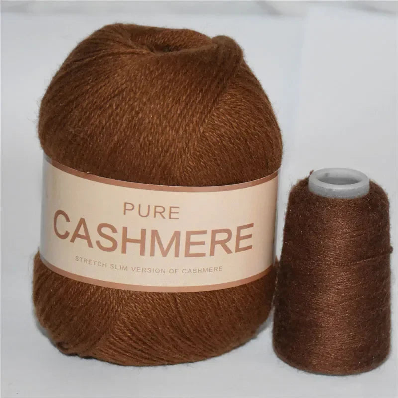 Pure Natural Mongolian Cashmere Yarn Crochet Lana para tejer knitting wool Yarn Baby laine Yarny Knit Thread Hand-Weaving 8sets