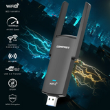 COMFAST WiFi 6 USB Adapter 2.4G & 5G AX1800 High Speed USB3.0 Wireless Dongle Network Card MT7921AU WiFi6 Adapter For Win10/11