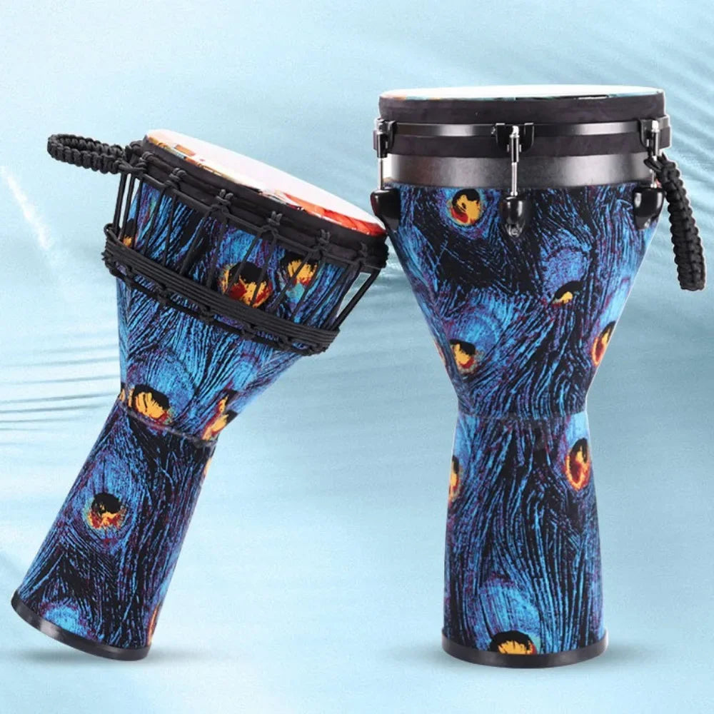 8 10 12 Inchs African Drum Professional Goblet Drums Beginner Children Playing Djembe Drum Small Percussion Musical Instruments