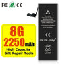 High Capacity Battery For iPhone 4 4S 5 5S 5C SE 2020 6 6S 7 8 SE2 Plus X XR XS 11 Pro Max Mobile Phone Pack New 0 Cycle Seal