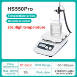 JOANLAB Heating Magnetic Stirrer Digital Display Thermostatic Magnetic Mixer Hot Plate Stirrer Laboratory 20L 110V~220V