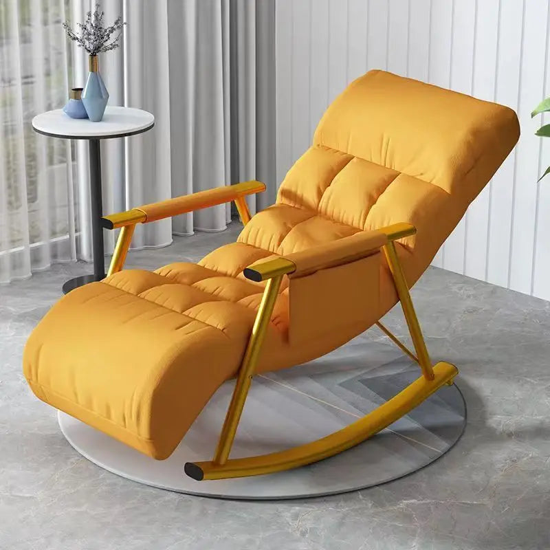 Nordic Rocking Chair, Deck Chair Lazy Household BalconyAdult Single Person Sofa