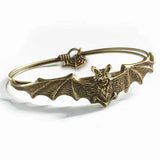 Gothic Halloween Bat Bracelet Male Retro Creative Personalized Spider Web Pendant Bracelet Party Jewelry Accessories Gifts