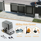 Full KIT Set 1000kg to 1800kg Electric Sliding Gate Motors/Automatic Gate Opener/Rolling Gate Operators WiFi Traction Engine