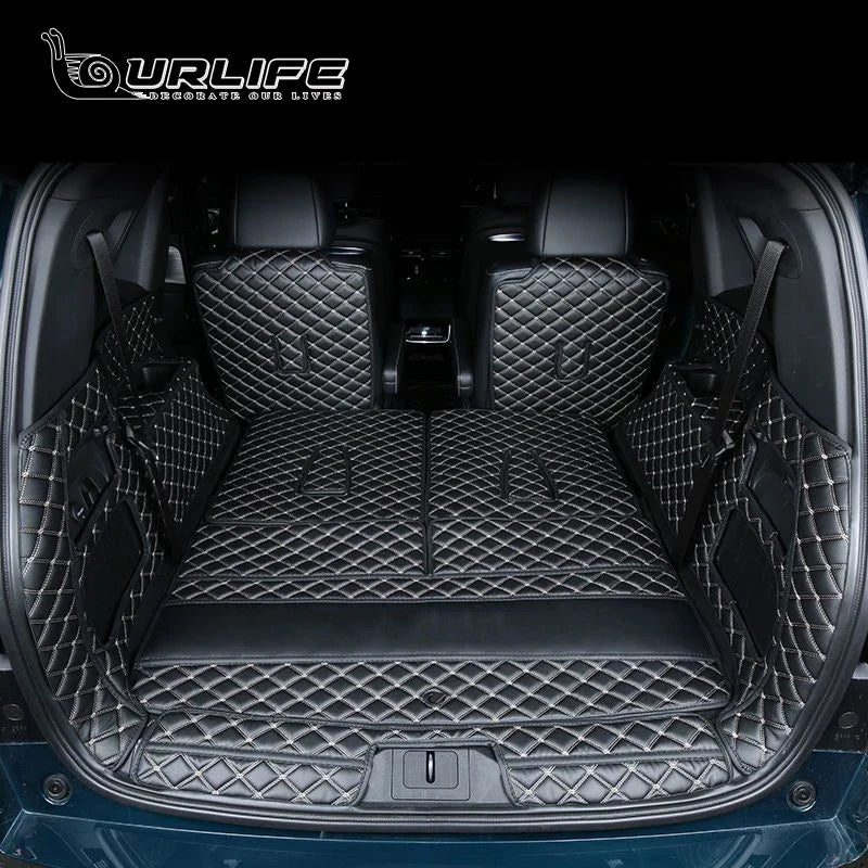 For GAC Trumpchi GS8 2021 2022 2023 2024 Accessories Car Boot Mat Rear Trunk Liner Cargo Leather Tray Protector Accessories Mats