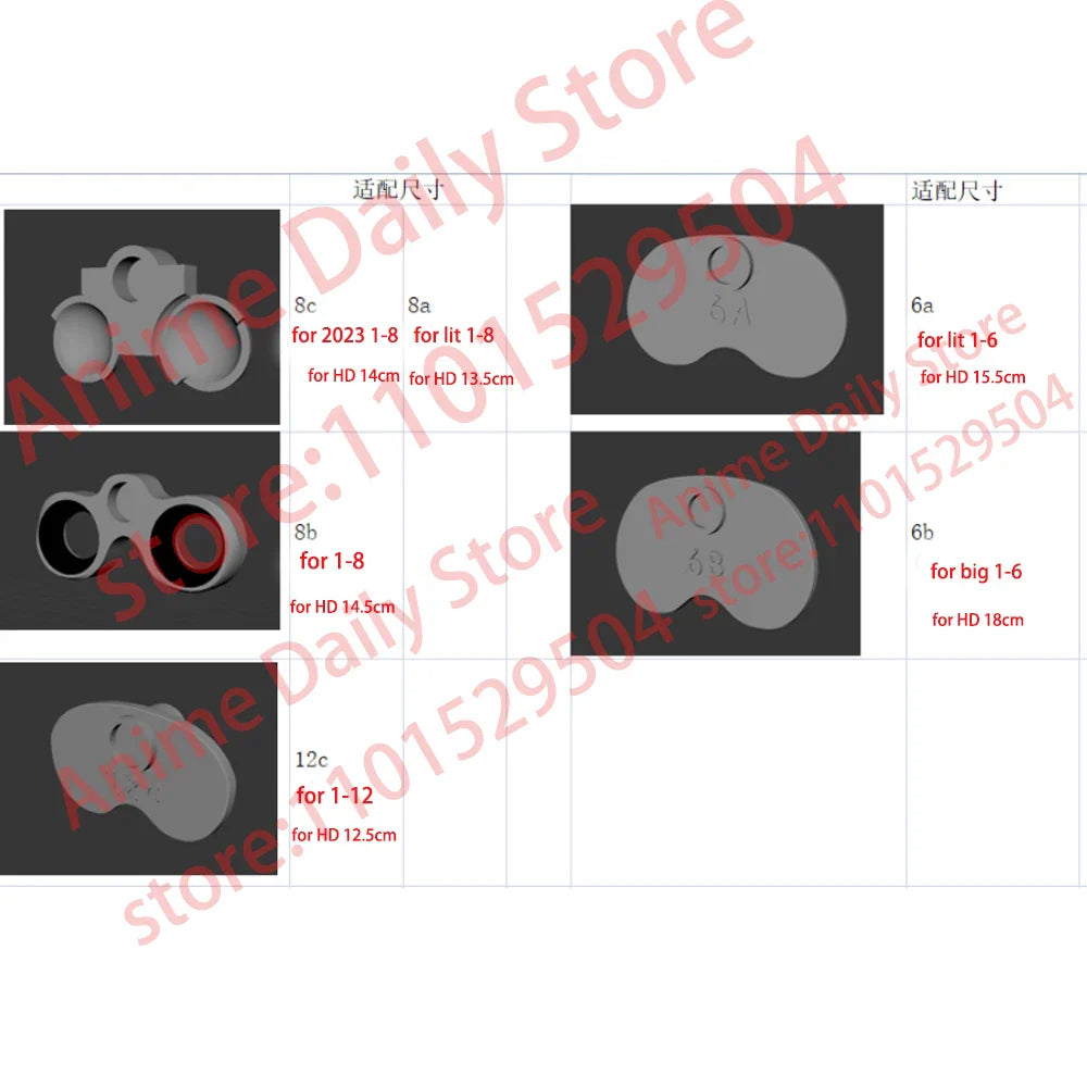 5pcs Eye Card For OB11 BJD Doll Head Doll Accessories Specific Tool Eye Card Toy Gifts