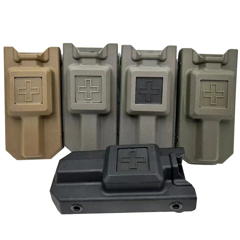 Outdoor Tactical EMT Tourniquet Nylon Storage Box Simple Medical Equipment Supplies Accessory Molle Survival Kit Gear Tool Bag