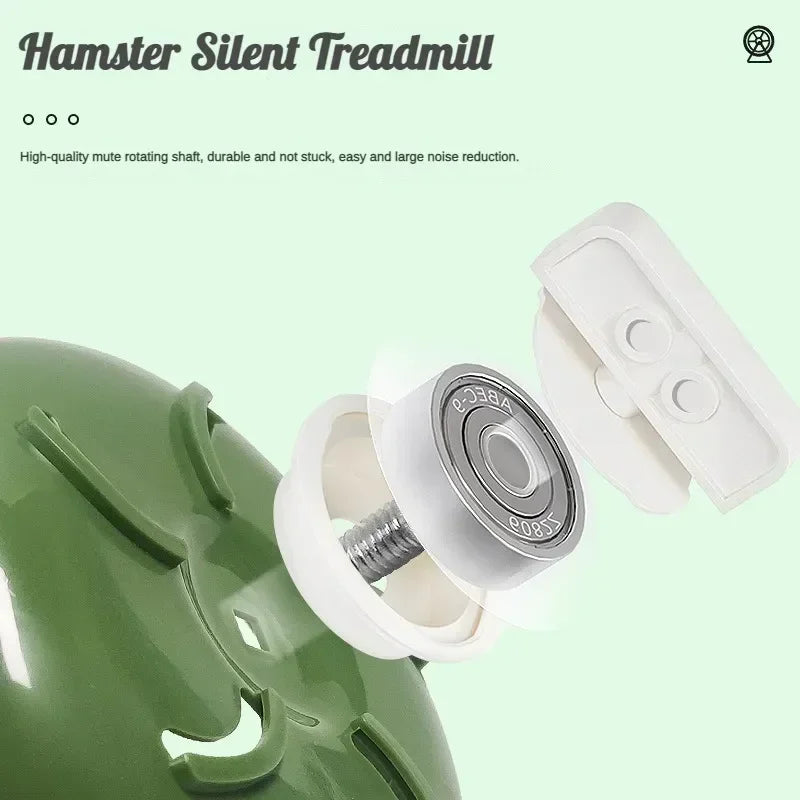 Silent Accessories Toys Gerbil Mice Small Brackets Running Hamster Rodent Exercise Jogging Sport Play Rat Wheel