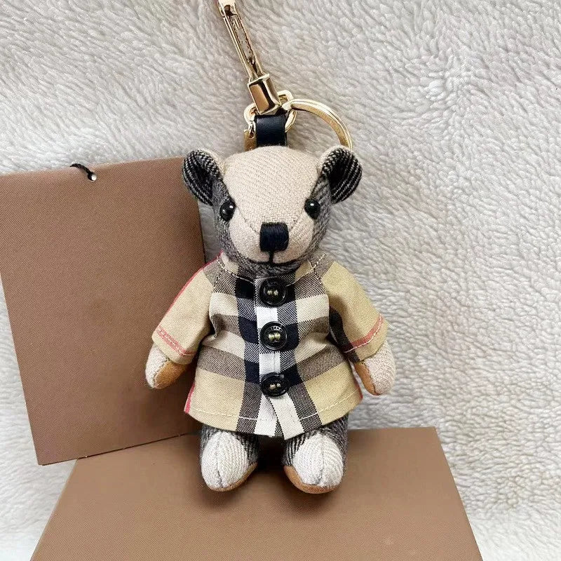 Doll Teddy Bear Backpack Cartoon Limb Rotation Cashmere Wool Bag Ornament Car Keychain