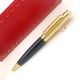 Classic Black Gold Silver Clip Luxury CT Ballpoint Pen Santos Series Ball Pens High Grade Writing Stationery Office Supplies