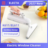 Electric Window Cleaner SWDK K611 Handheld Glass Wiper Car Windscreen Washer Cordless Scraper for Home Kitchen Cleaning Tools