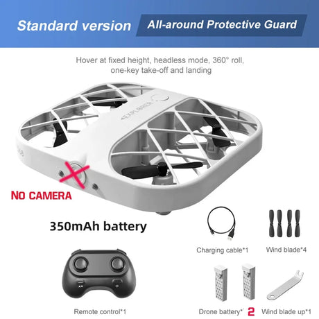 H107 RC Drone Wifi Fpv Drones with Camera Hd 4k Remote Control Helicopter Plane Pocket Quadcopter Christmas Gift for Boys