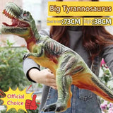 Super Big Soft Dinosaur Toys Tyrannosaurus Rex Model Brachiosaurus Jurass Puppets Shark Dinosaur Park Worlds Toy for Boys Kids