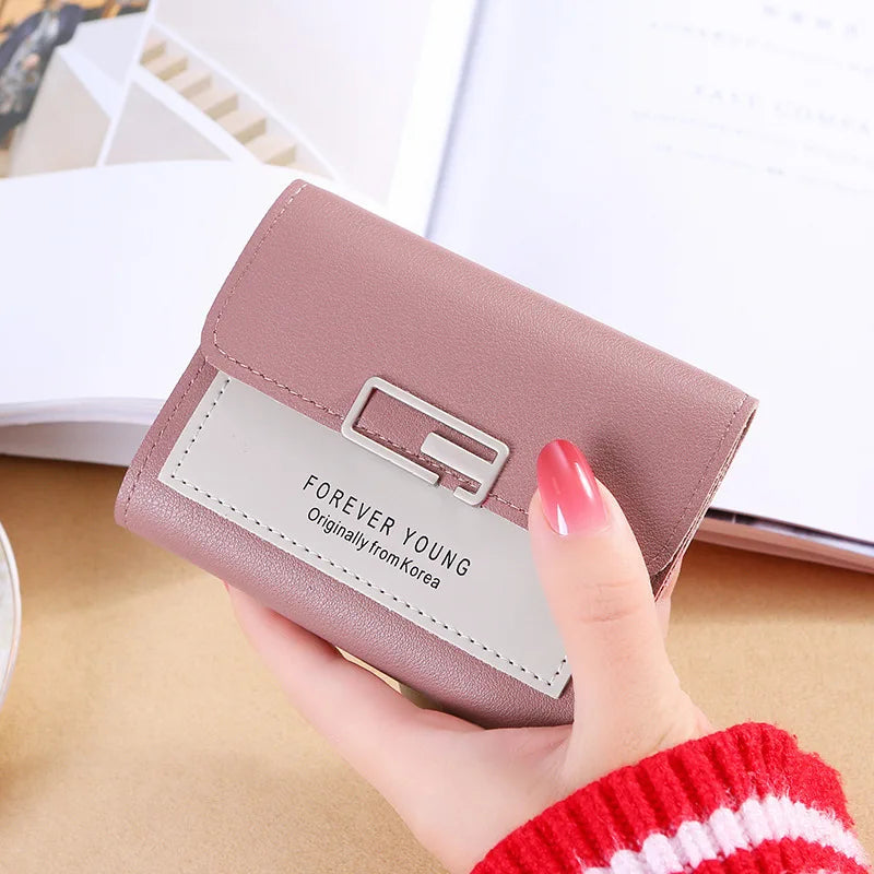 New Fashion Purses Short Women Wallets ID Card Holder Female Purses Simplicity Coin Purse High Quality Brand Women's Wallet