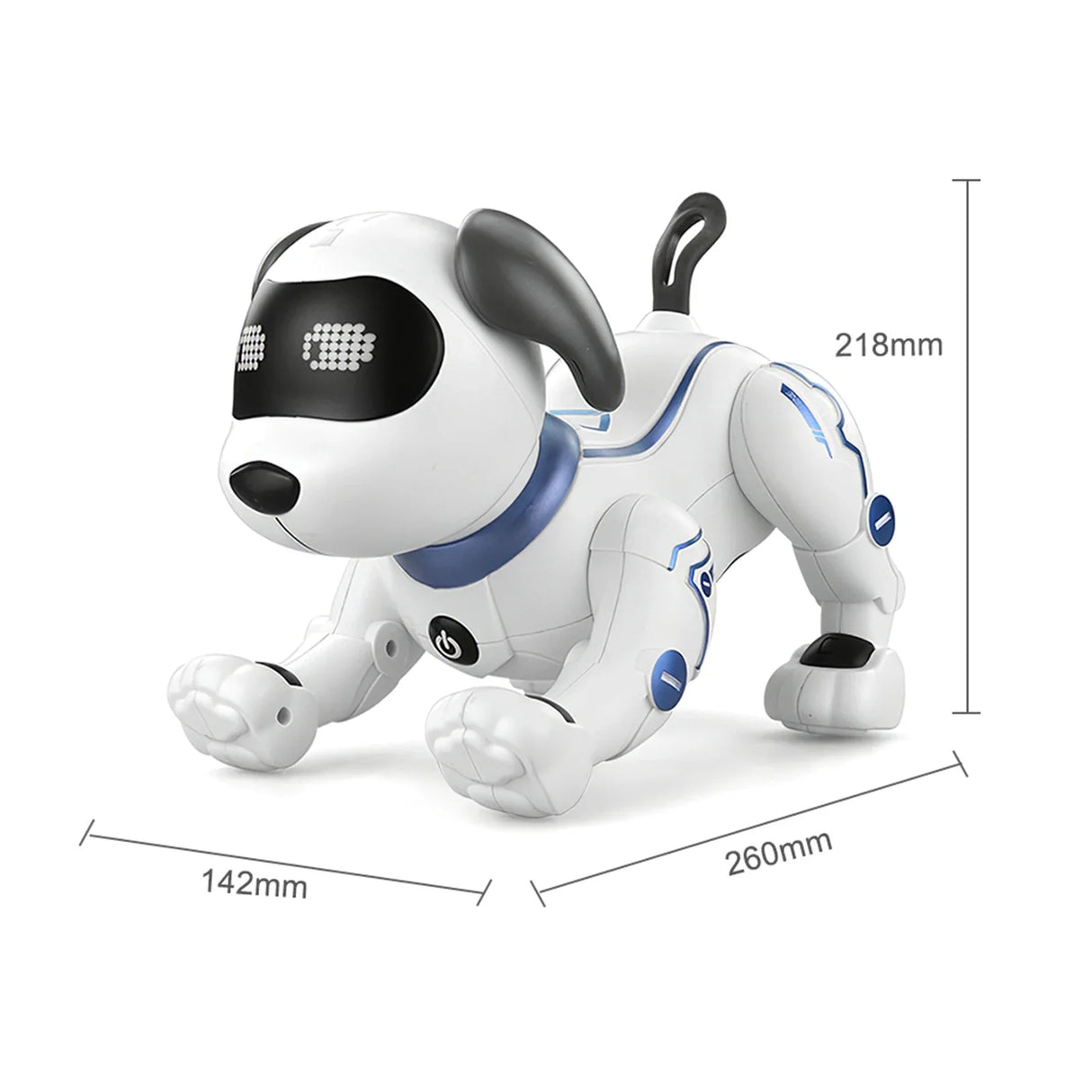 Robot Puppy Programmable Dancing RC Animal Dog Toy with Light and Sound Robotic Pets Animal Dog Toy for Children Boys Gifts