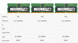 Samsung Notebook DDR5 RAM 8GB 16GB 32GB RAM 4800MHz 5600MHz SO DIMM 260pin Dell Lenovo Asus HP Memory Stick for Laptop Computer