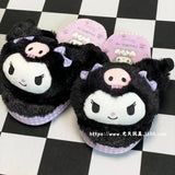 Sanrio HelloKitty Melody Kuromi Kawaii Plush Toys Slipper Home Dormitory Slippers Anime Accessories Christmas Gifts