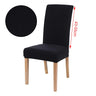 Dining chair Cover For Home Polar Fleece Fabric Chair Cover Stretch Slipcovers Seat Chair Covers Banquet Hotel Dining Room