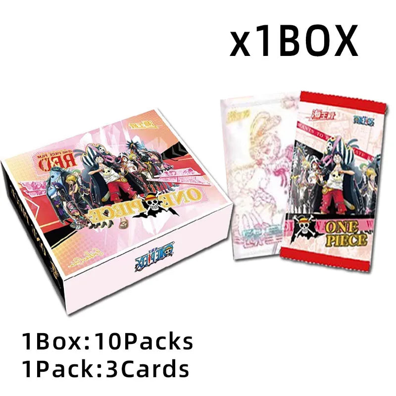 One Piece Collection Cards Box Booster Pack Anime Luffy Zoro Nami Chopper TCG Game Playing Game Cards