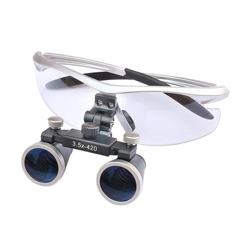 Head Wearing Dental Loupe Ultralight Binocular Magnifier Dentist Surgical Dental Glasses for Dental Surgery Angle Adjustable