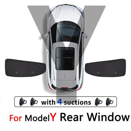 Car Side Window Sunshade Front Rear Windshield Privacy Window Screen SunShade for Tesla Model3 2017-2021 2022Model Y accessories