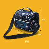 kids Insulated Lunch Box For Girls Outdoor Cooler Bag Winter Summer Food Fresh Storage Bag Women's Thermal Food Holder Bag 7L