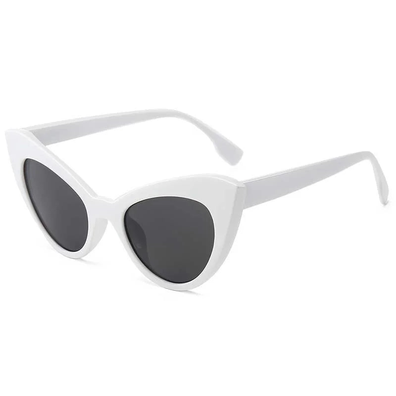 Summer Cat Eyes Sunglasses Small Frame Okulary UV400 Shades Polarized Vintage Eyewear Outfit Beach Sun Protection Sun Glasses